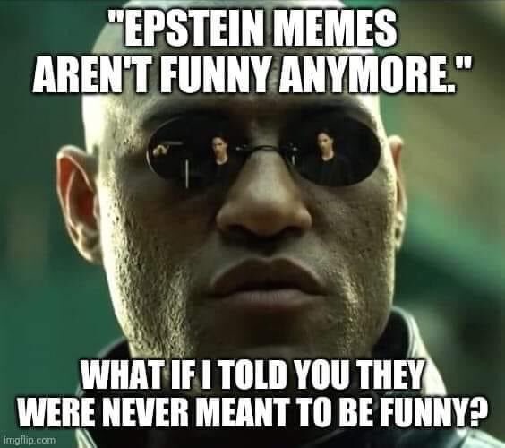 if i told you meme coronavirus - "Epstein Memes Aren'T Funny Anymore." What If I Told You They Were Never Meant To Be Funny? mgflip.com