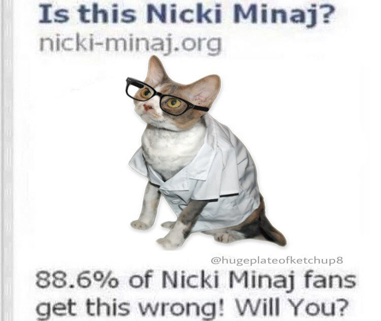 hugeplateofketchup8 jackson weimer Nicki Minaj - Is this Nicki Minaj? nicki minaj.org 88.6% of Nicki Minaj fans get this wrong! Will You?