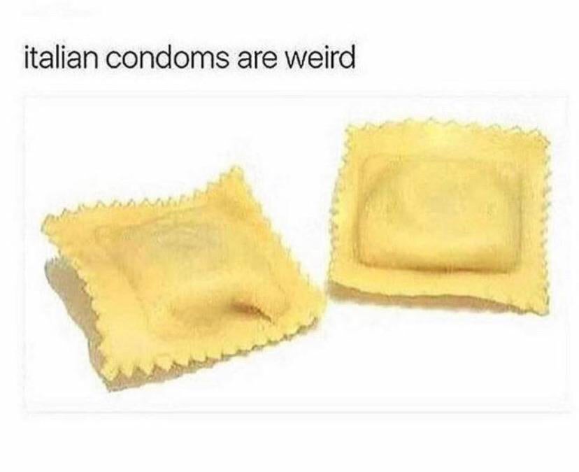 italian condoms are weird - italian condoms are weird