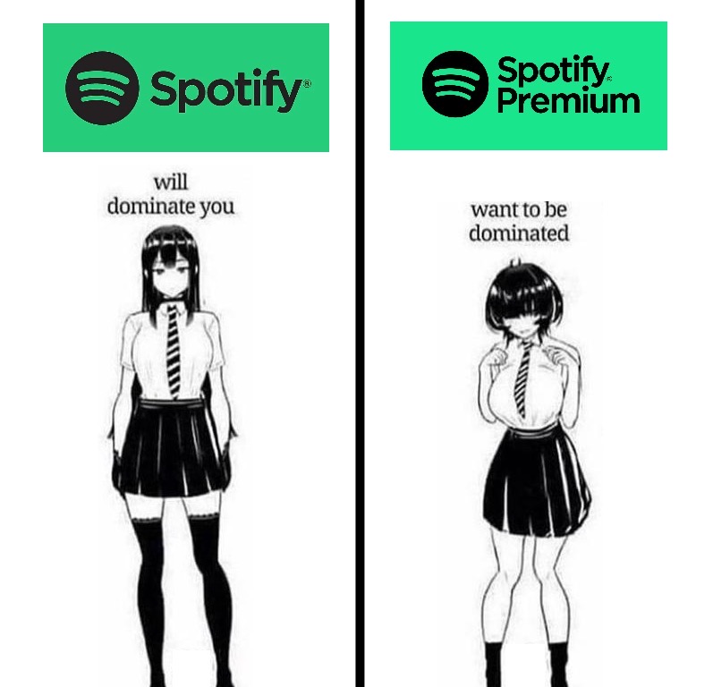 wants to be dominated will dominate you will ask you to be gentle - Spotify Spotify Premium will dominate you want to be dominated