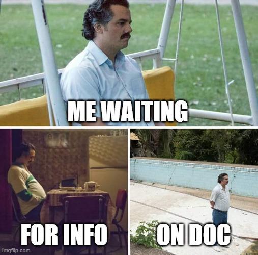 introverts social distancing meme - Me Waiting For Info On Doc imgflip.com