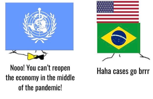 united nations flag - Haha cases go brrr Nooo! You can't reopen the economy in the middle of the pandemic!