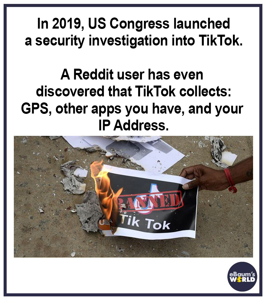 cerita main dengan doktor - In 2019, Us Congress launched a security investigation into TikTok. A Reddit user has even discovered that TikTok collects Gps, other apps you have, and your Ip Address. Tik Tok eBaum's Wrld