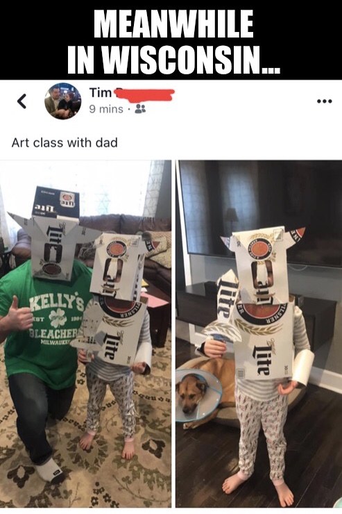 Art class with Dad