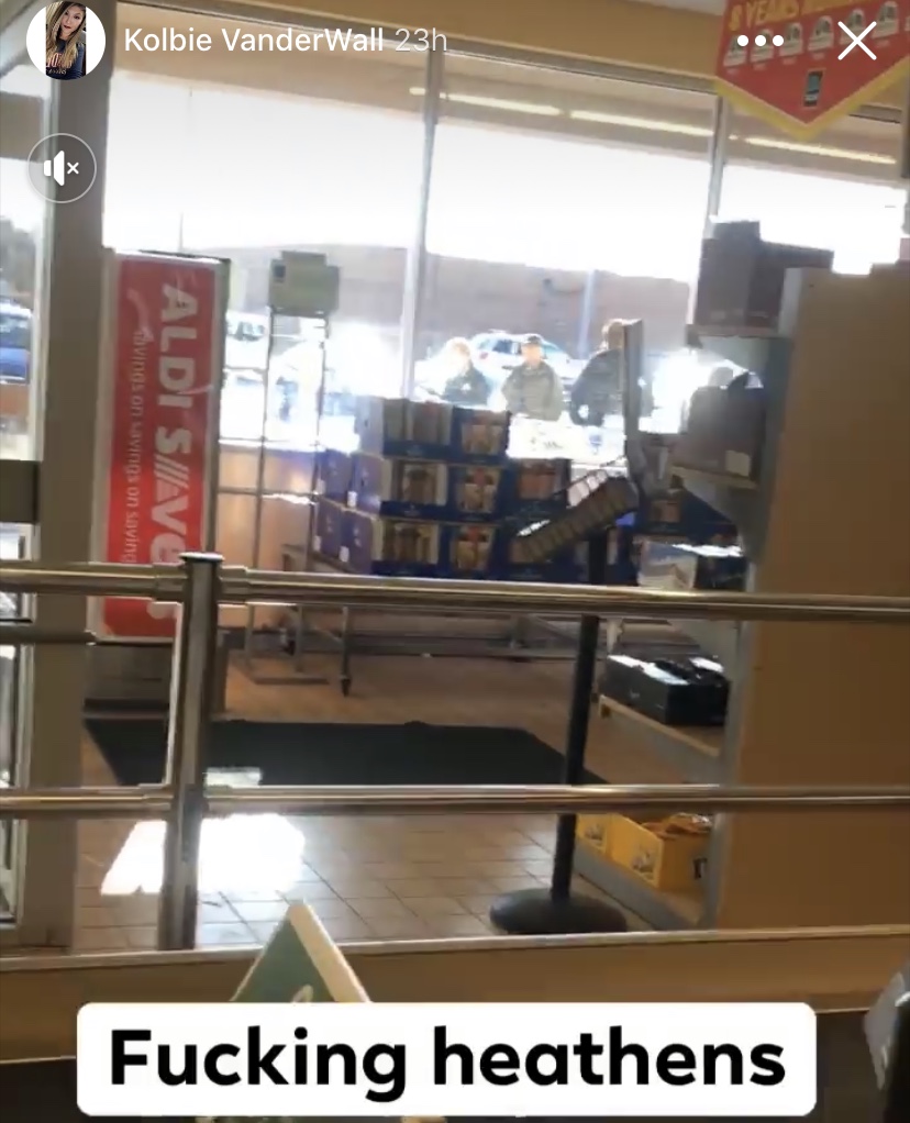 Aldi Manager calls customers “F**king Heathens” as they wait for store to open due to Coronavirus