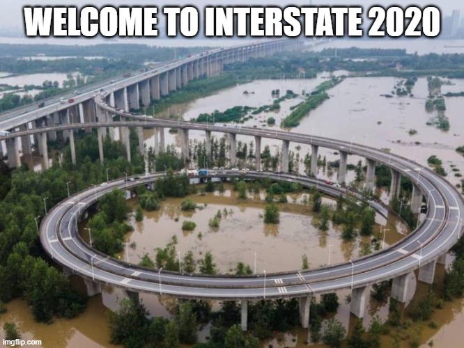 If 2020 were a road.