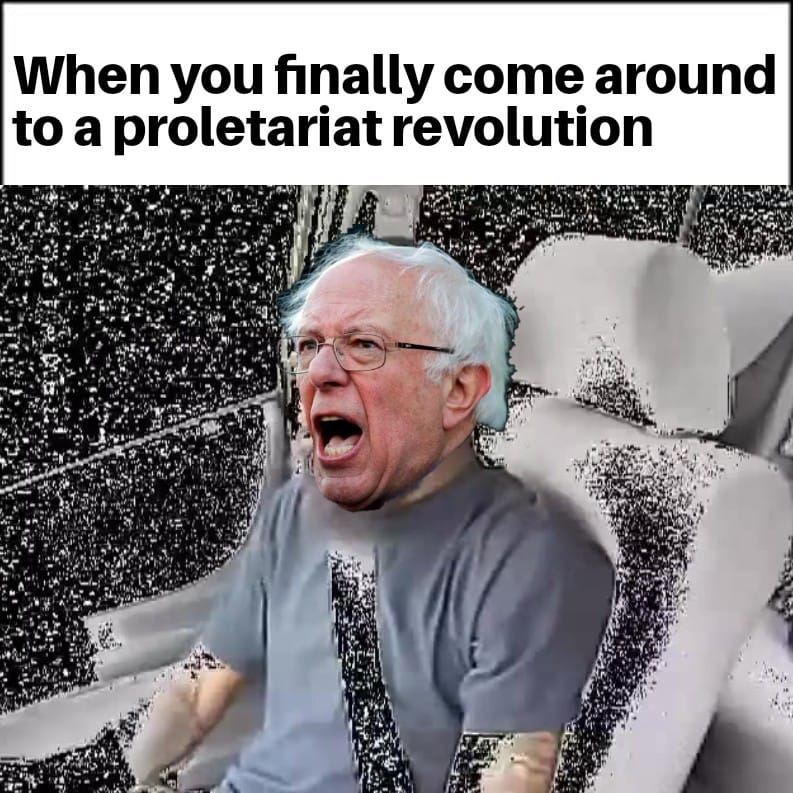 photo caption - When you finally come around to a proletariat revolution