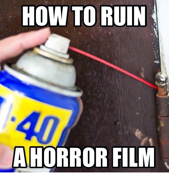 ruin a horror movie meme