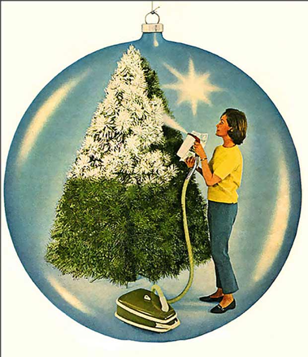 30 Funny Vintage Christmas Family Pics, Ads & Pinups