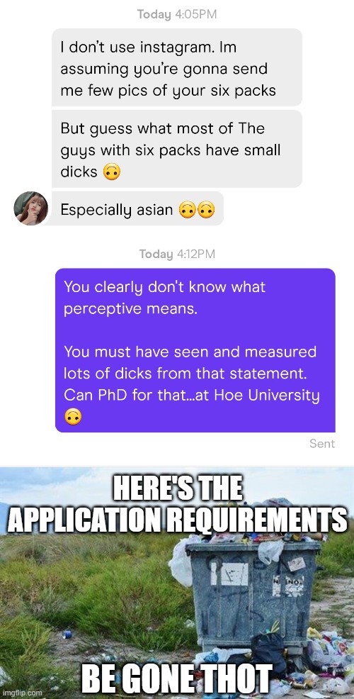 Hoe University. Applications Requirements...TRASH