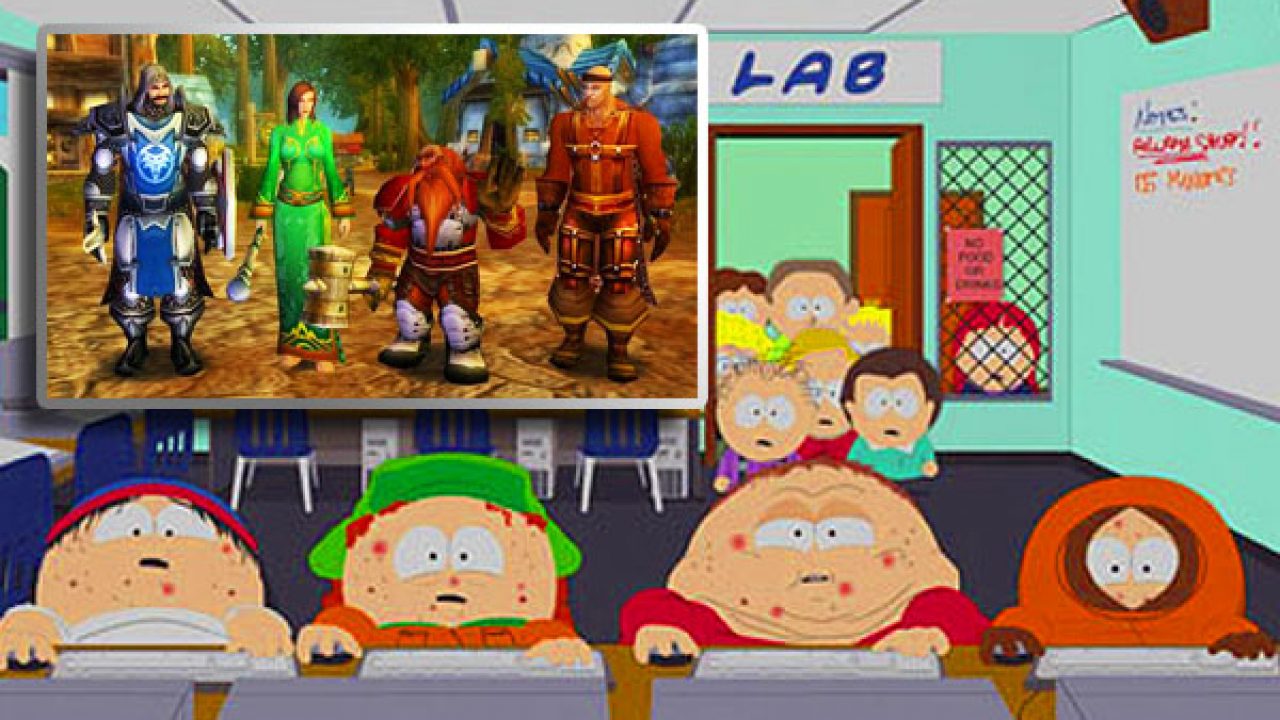 funny world of warcraft moments - south park world of warcraft