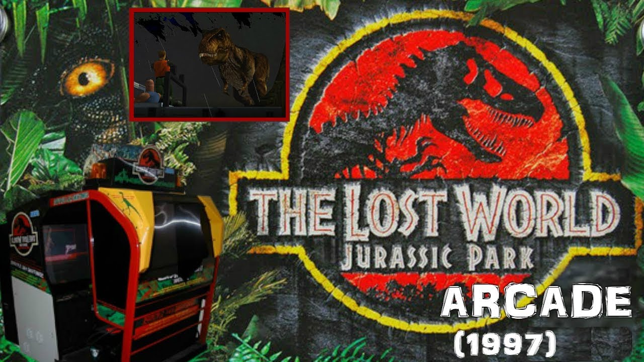 video game movie adaptations - The Lost World: Jurassic Park Arcade Game