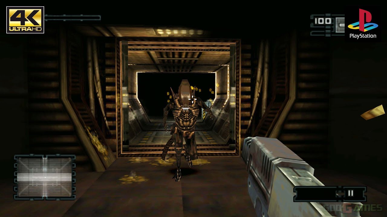 video game movie adaptations - Alien: Resurrection video game screenshot