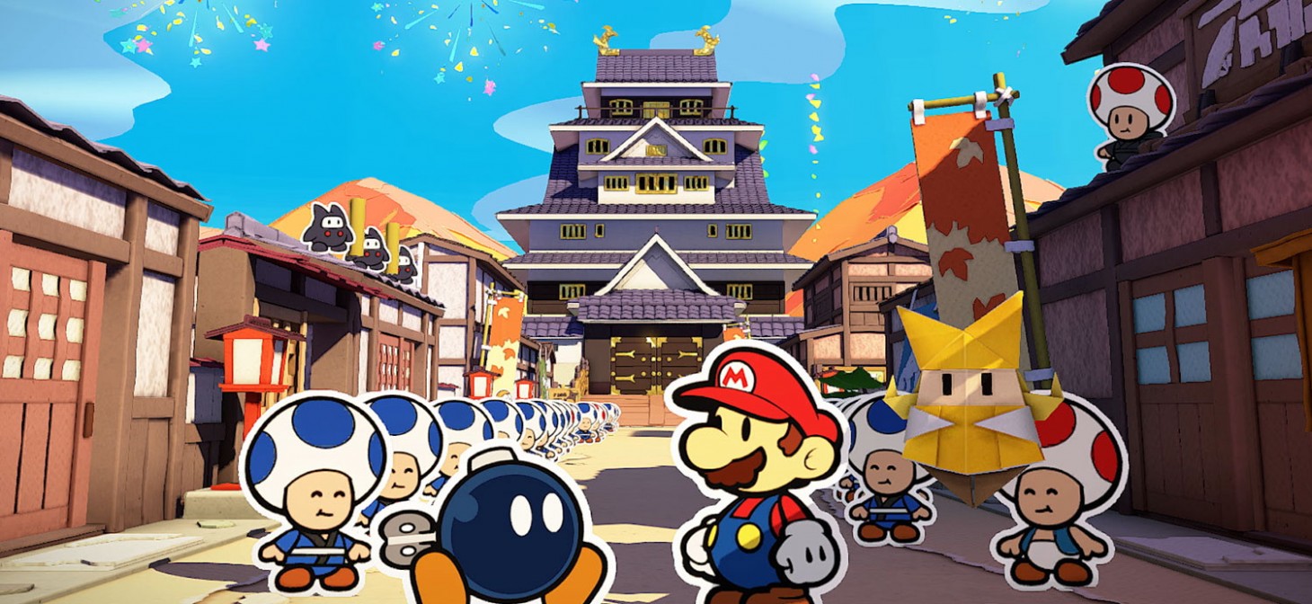 best video games of 2020 - Paper Mario: The Origami King video game screenshot