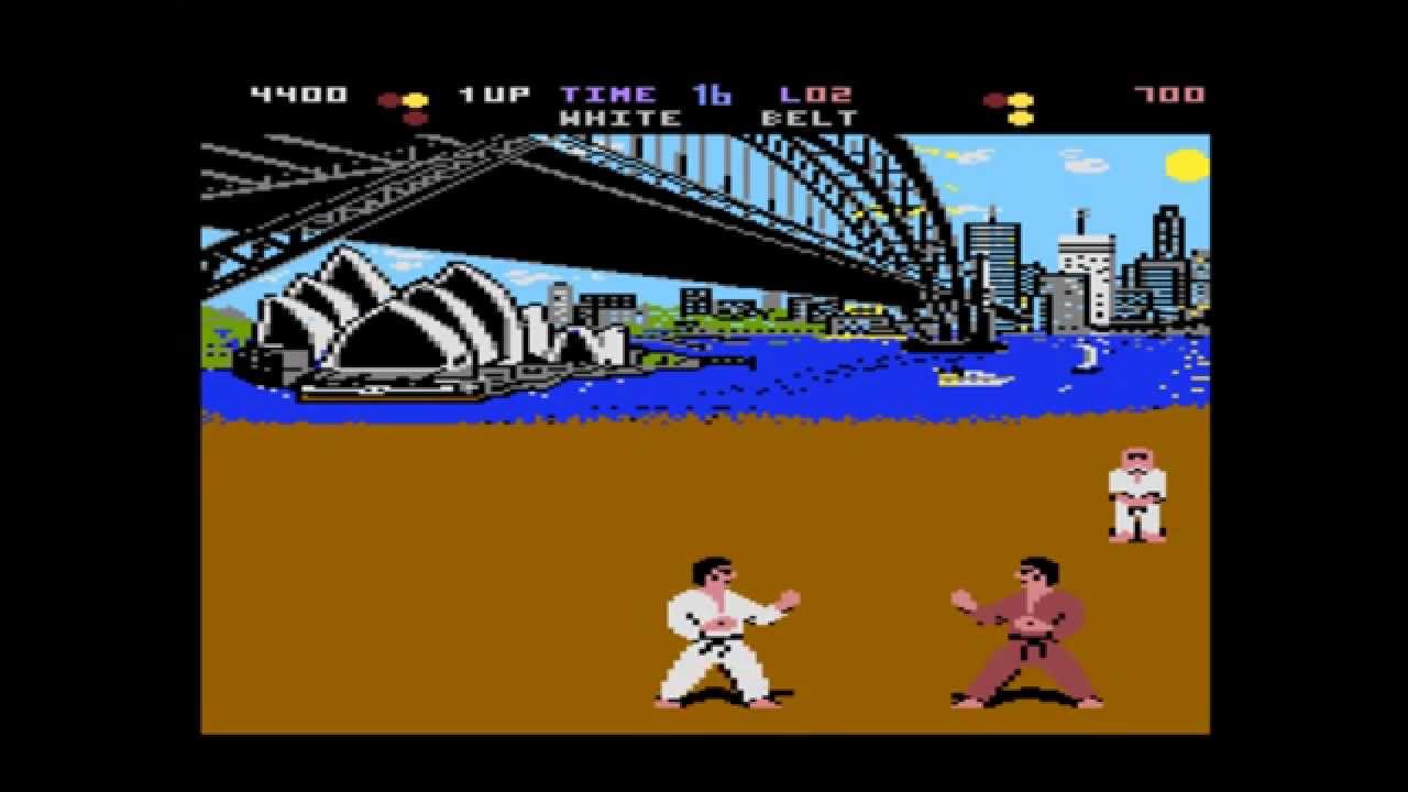 cool video game clones ripoffs - World Karate Championship video game screenshot