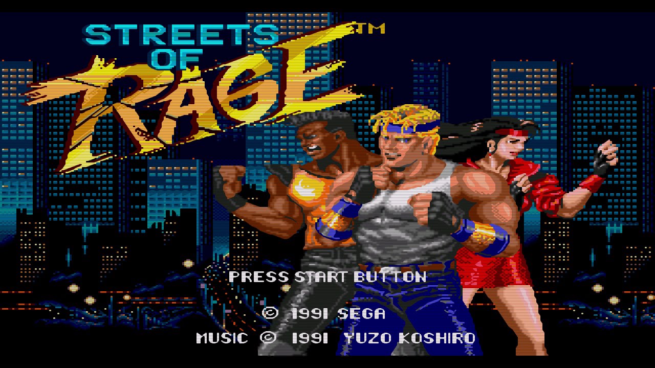 cool video game clones ripoffs - Streets of Rage video game screenshot
