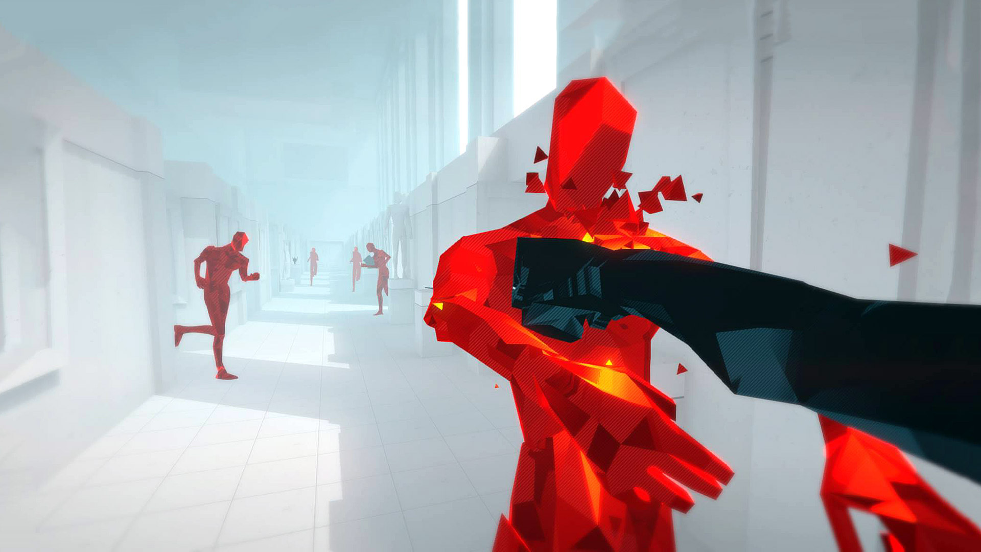 best vr virtual reality video games - Superhot VR video game