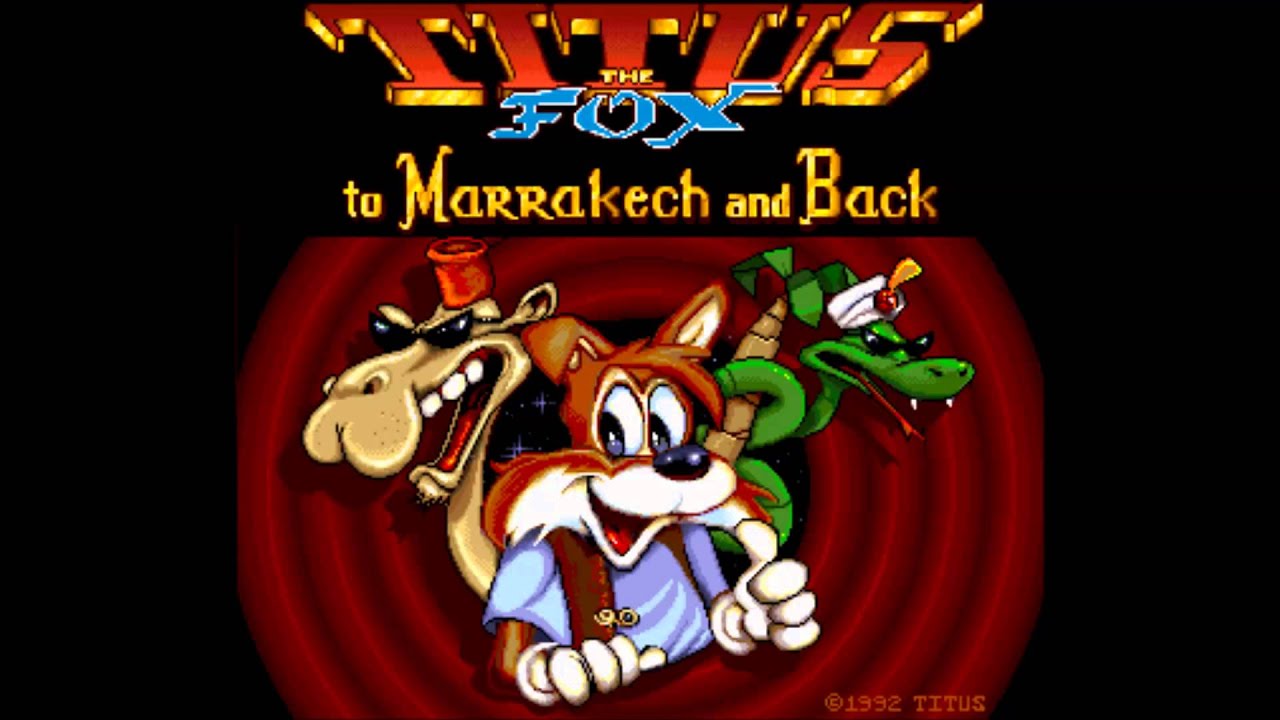 forgotten franchise mascots - titus the fox - The to Marrakech and Back Com 1992 Titus