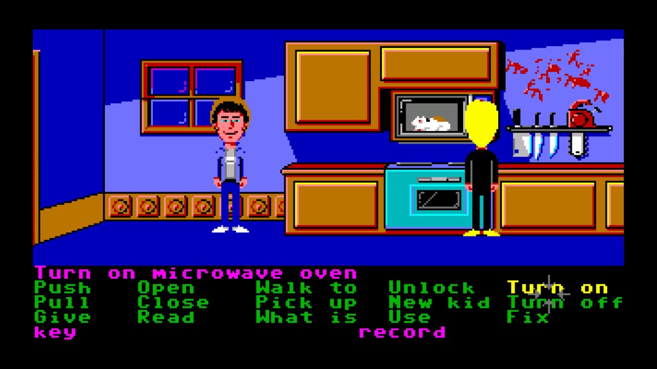 dark moments in kids games - Maniac Mansion: Cooking the Hamster