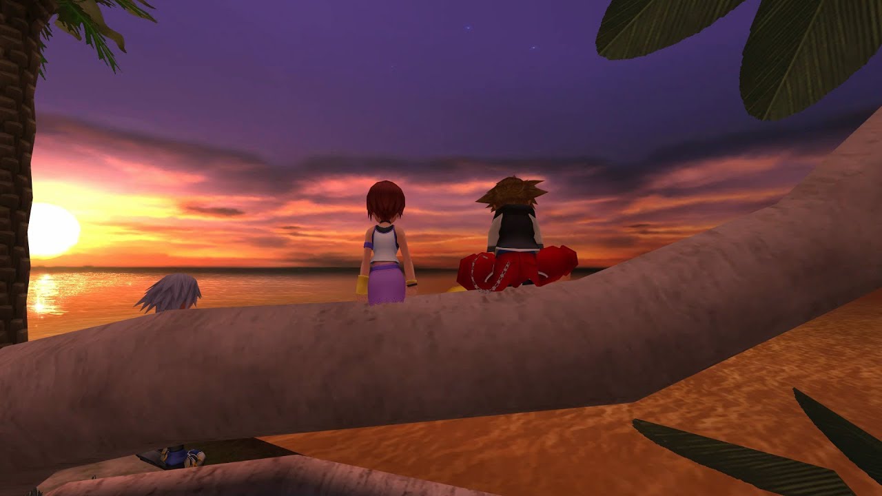 dark moments in kids games - sunset kingdom hearts destiny island