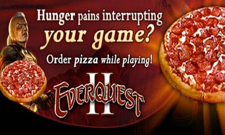 video game product placement - Pizza Hut in EverQuest II