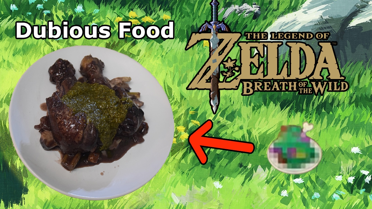 gross video game recipes - Dubious Food (Breath of the Wild)