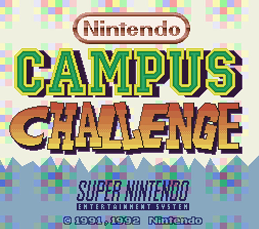 strange video game contests - Campus Challenge 1992