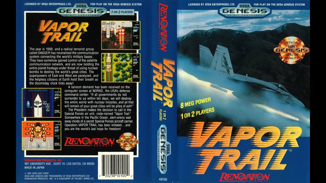 terrible voice samples from classic games - Vapor Trail