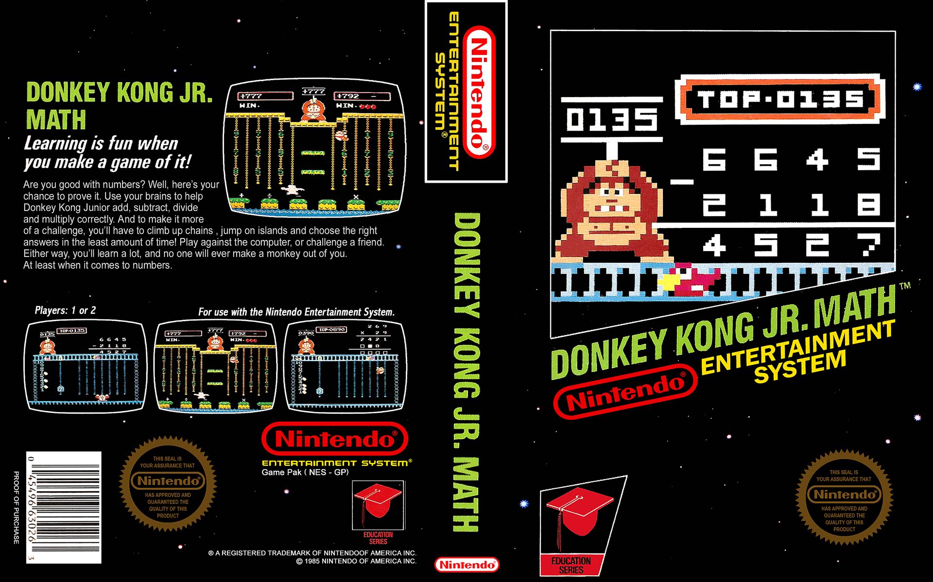 Terrible Nintendo Games - Donkey Kong Jr. Math