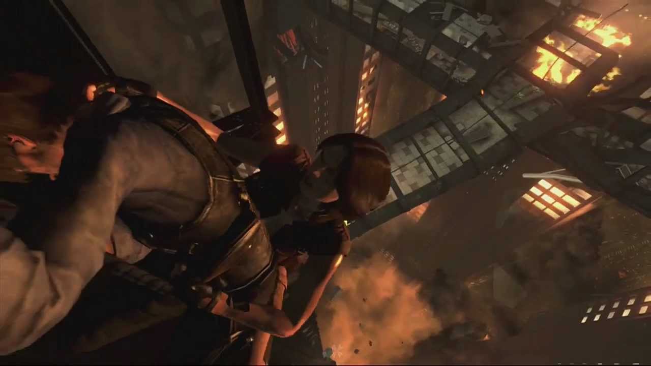 worst quicktime events in games - Resident Evil 6: Climbing Rope