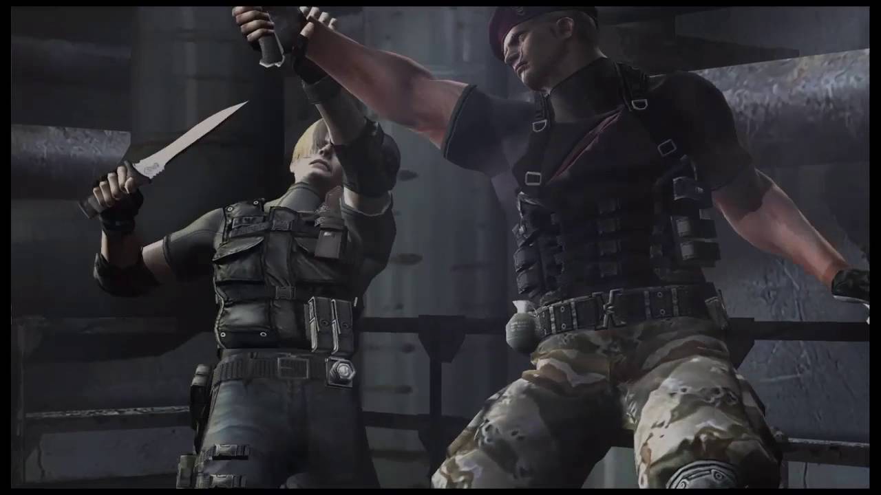 worst quicktime events in games - Resident Evil 4: Krauser Knife Fight