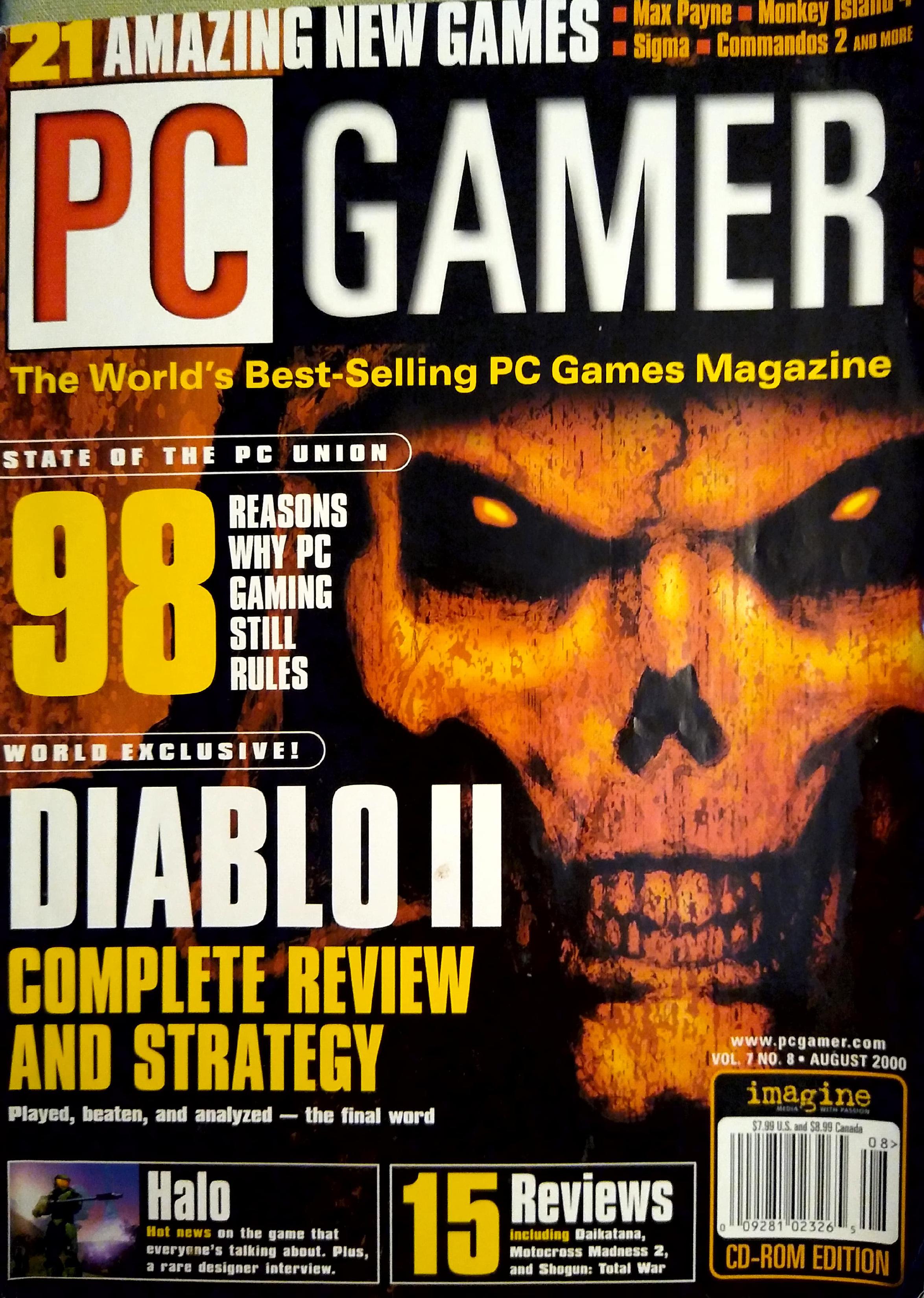 Vintage Video Game Magazines - PC Gamer