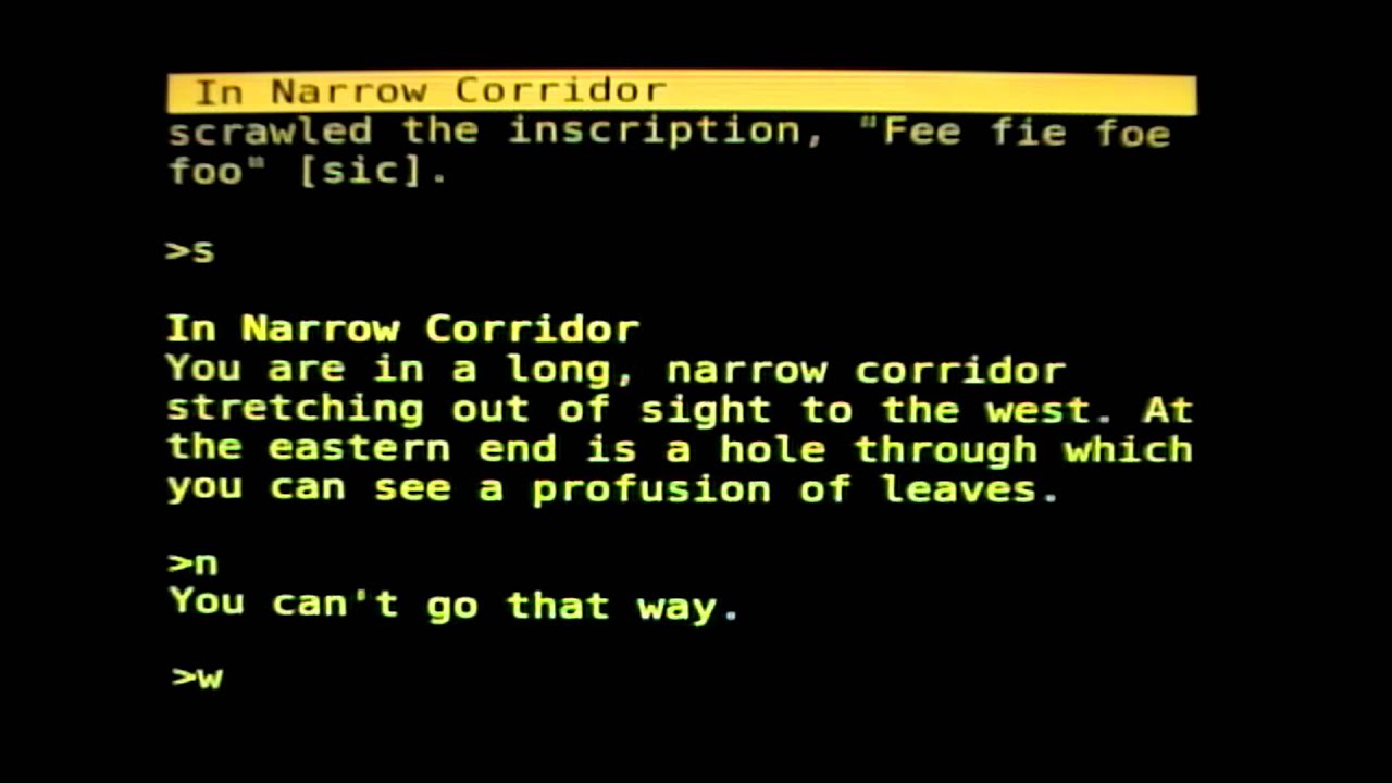 games that changed the industry - Colossal Cave Adventure