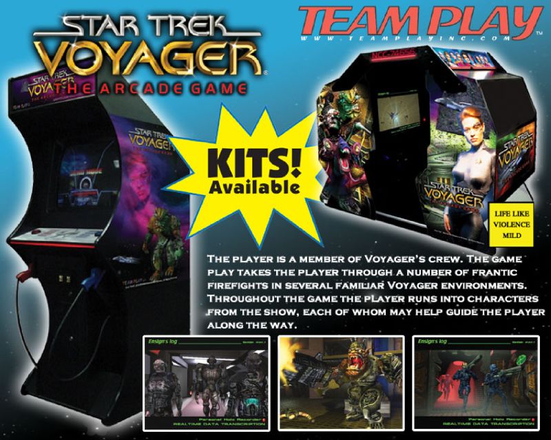 worst Star Trek Video Games - Star Trek Voyager: The Arcade Game