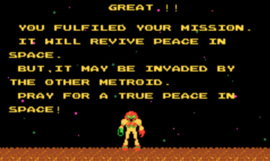 Video Games with disappointing endings - Metroid