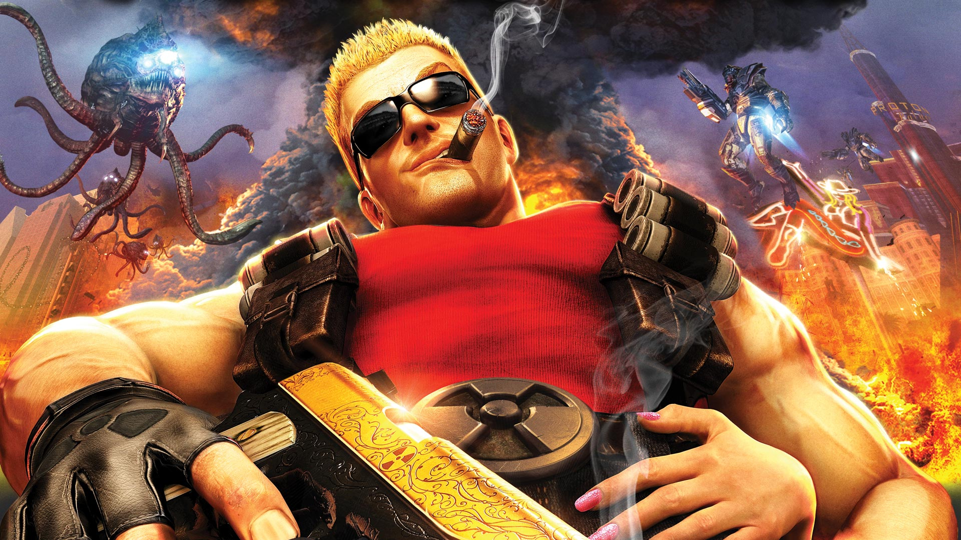 video game heroes with DUI's  - Duke Nukem
