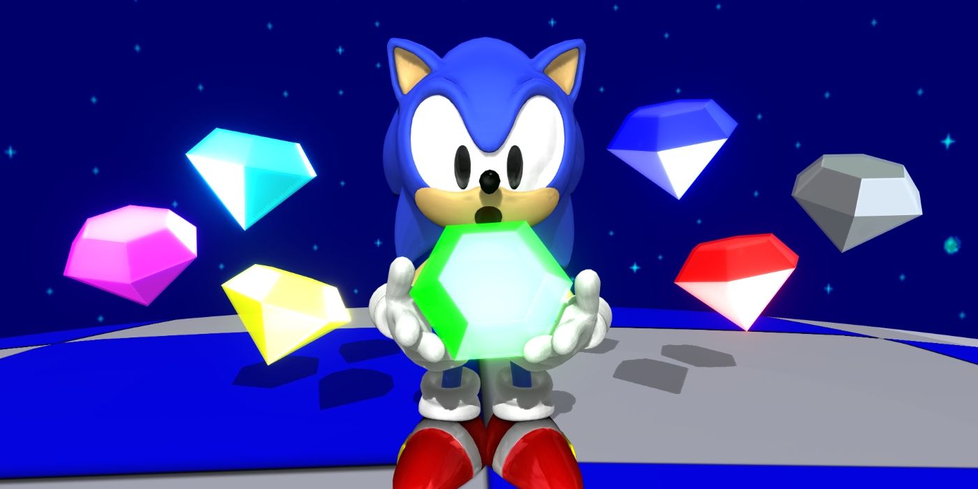 gaming power-ups -  shrink your stones - Chaos Emeralds