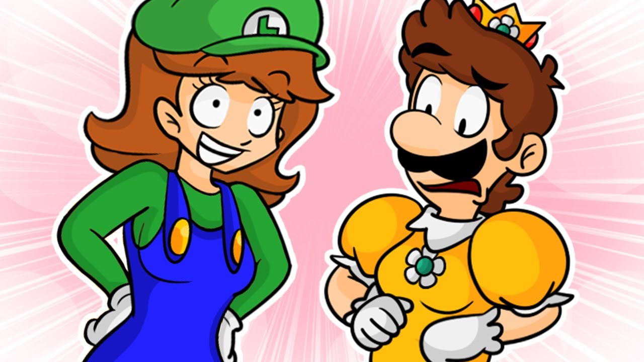 gaming couples who swing - Luigi and Daisy