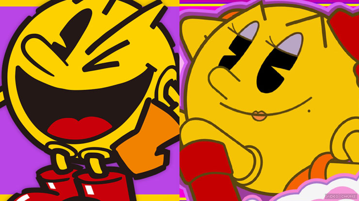 gaming couples who swing - Pac-Man and Ms. Pac-Man