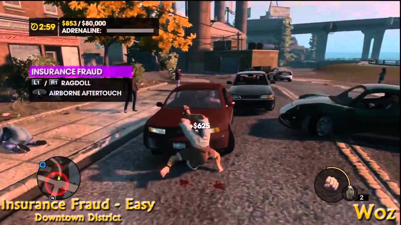 Characters working second jobs - Insurance Fraud in Saints Row