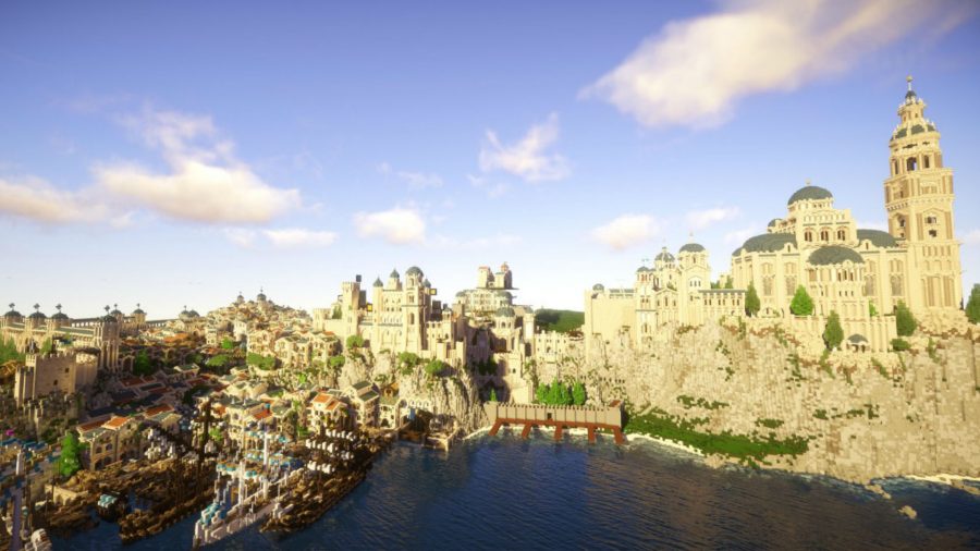 coolest Minecraft creations  - - Middle Earth