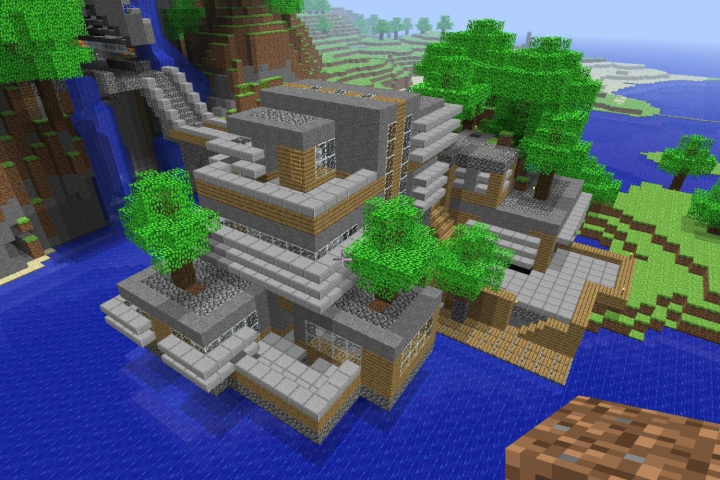 coolest Minecraft creations  - Fallingwater