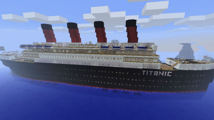 coolest Minecraft creations  - The Titanic