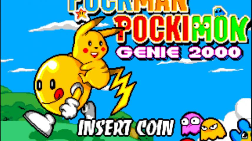 worst bootleg gaming products - Puckman Pockimon for the Arcade