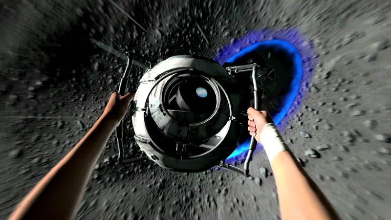 cool things games let us do - Sending Wheatley To the Moon