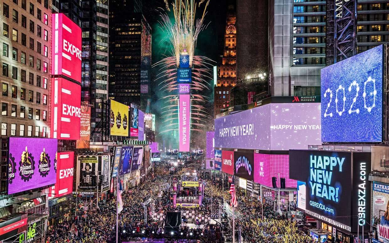 never do again - times square new years eve 2021 - Express On Happy New Year! hello 2020 Marriott Marquis 2020 Expre uttoff Pe You'Re Worth It Happy New Yeai botsie Happy New Year! B Levis hello Happy planet fitness planet Oss fitness Expr 'Bee New Joceme