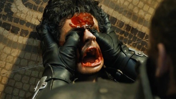 disturbing scenes from TV  - Oberyn's head on GOT. Yuck.