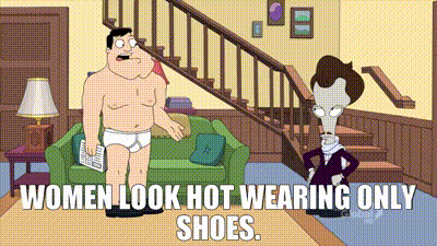 Things to do naked  - wearing to shoes to feel more naked