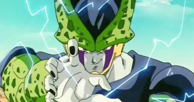 dark villains from kid shows - Cell from Dragon Ball Z