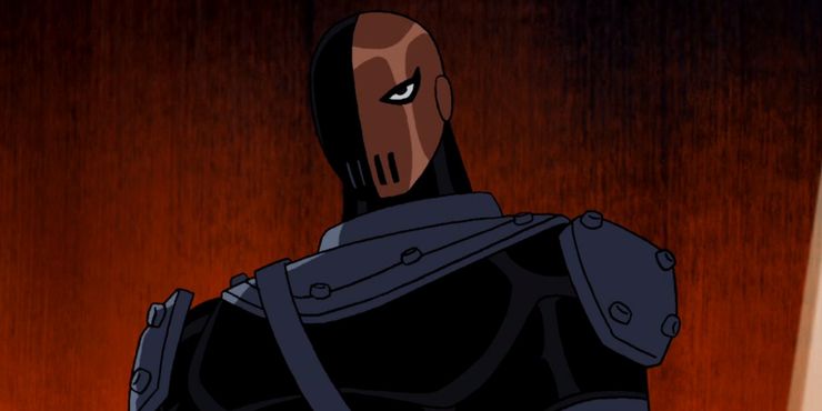 dark villains from kid shows - Slade (Deathstroke) from Teen Titans